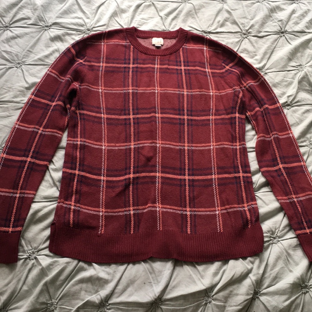 A New Day Plaid Sweater